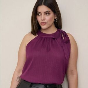 NWOT Torrid 💜 Shimmer Halter Top